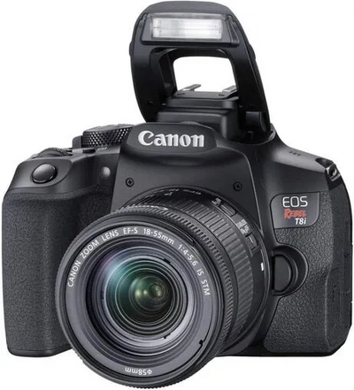 Canon EOS Rebel T8i EF-S 18-55mm IS STM Lens Kit Image
