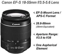 Canon 2000D Digital  with 18-55mm lens Image