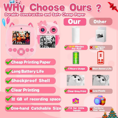 CILSER Kids printing camera Image