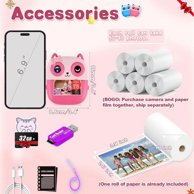 CILSER Kids printing camera Image