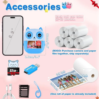 CILSER Kids printing camera Image