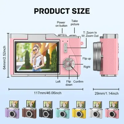 Ehnoge Foldable Screen Student Camera Image