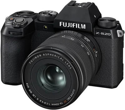 Fujifilm X-S20 Body, Black with XF16-50mmF2.8-4.8 R LM WR Image