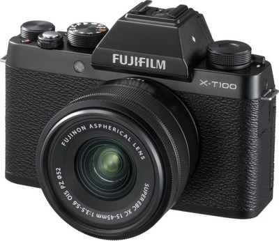 Fujifilm X-T100 w/ XC 15-45 Black Image