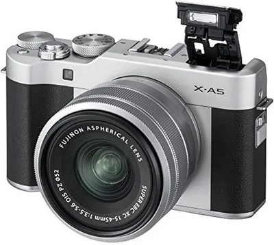 Fujifilm X-A5 w/XC15-45mm Lens Kit - Silver Image