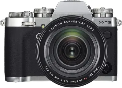 Fujifilm X-T3 Mirrorless Digital  w/XF16-80mm Lens Kit - Silver Image