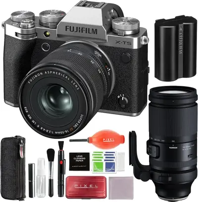 Fujifilm X-T5 with 16-50mm Lens + Tamron 150-500mm Image