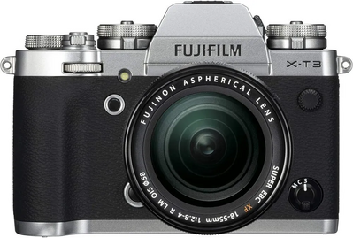 Fujifilm X-T3 Mirrorless Digital  w/XF18-55mm Lens Kit - Silver Image