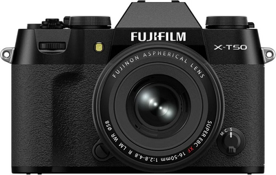 Fujifilm X-T50 Body, Black with XF16-50MMF2.8-4.8 R LM WR Lens Kit Image