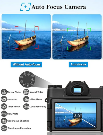 ISHARE 4k digital cameras for photography Image