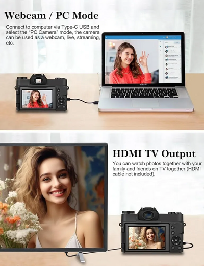 ISHARE 4k digital cameras for photography Image