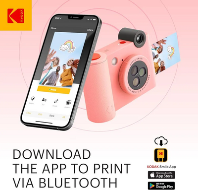 KODAK Smile+ Wireless Digital Instant Print Image