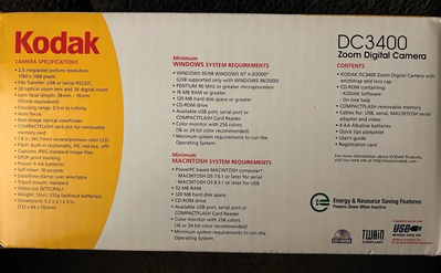KODAK DC3400 Image