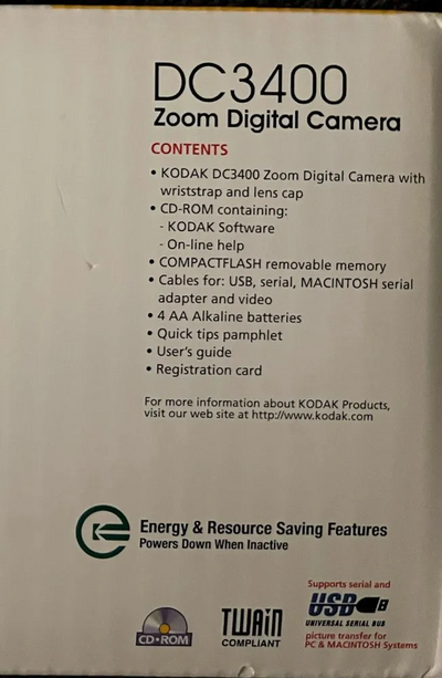 KODAK DC3400 Image