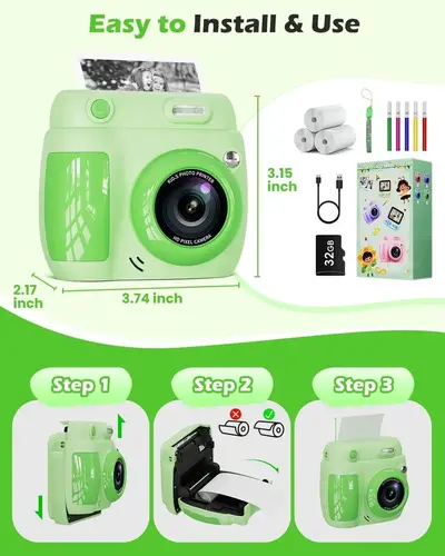 LETSHAHA Children's camera Image