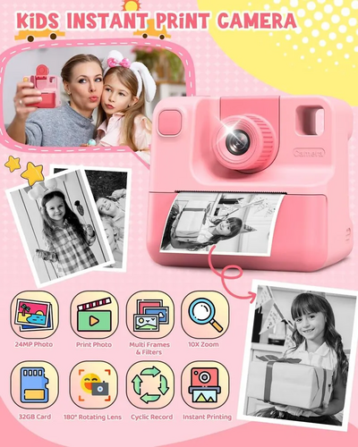 LETSHAHA Kids  Instant Print Image