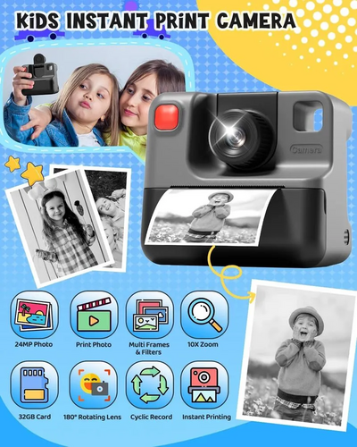 LETSHAHA Kids Instant Print Image
