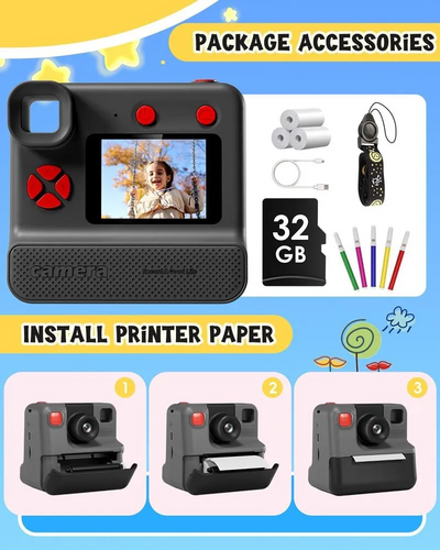 LETSHAHA Kids Instant Print Image