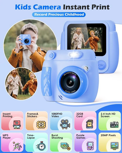 LETSHAHA Kids  Instant Print Image