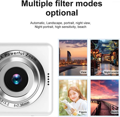 Lovskoo Cool things travel essensials gifts for women camera digital cameras Image