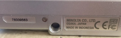 Minolta DiMAGE A200 Image