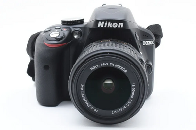 Nikon D3300 W/18-55MM VR II LENS (BL) Refurbished Image