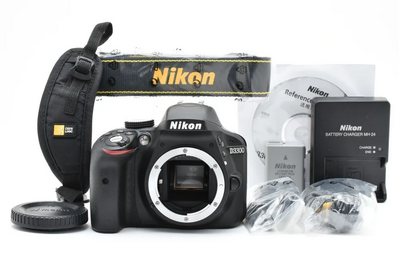 Nikon D3300 W/18-55MM VR II LENS (BL) Refurbished Image