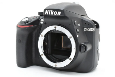 Nikon D3300 W/18-55MM VR II LENS (BL) Refurbished Image