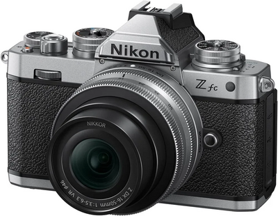 Nikon Z fc DX-format Mirrorless  Body w/ NIKKOR Z DX 16-50mm f/3.5-6.3 VR - Silver Image