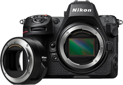 Nikon Z 8 with NIKKOR Z 24-120mm f/4 S and FTZ II Lens Mount Adapter Image