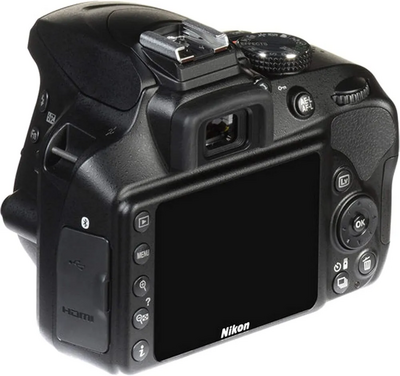 Nikon D3400 DSLR  w/ AF-P DX NIKKOR 18-55mm f/3.5-5.6G VR Lens - Black (Certified Refurbished) Image