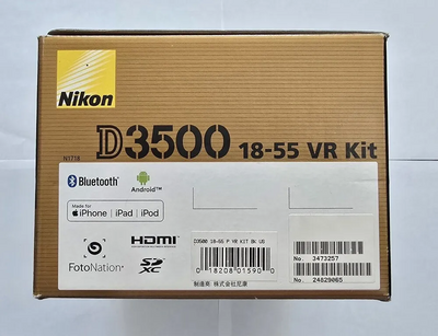 Nikon D3500 W/ AF-P DX NIKKOR 18-55mm f/3.5-5.6G VR Image