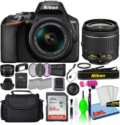 Nikon D3500 W/ AF-P DX NIKKOR 18-55mm f/3.5-5.6G VR Image
