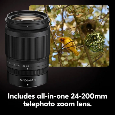 Nikon Z5II Mirrorless  Body w/ NIKKOR Z 24-200mm f/4-6.3 VR Image