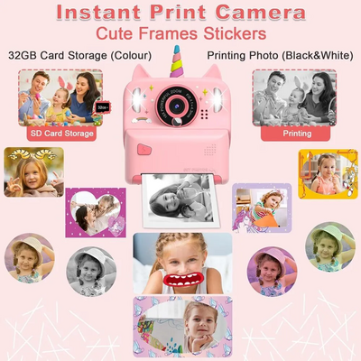 NXKEKENX Kids Instant Print Image