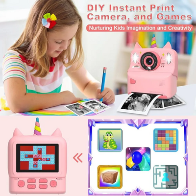 NXKEKENX Kids Instant Print Image