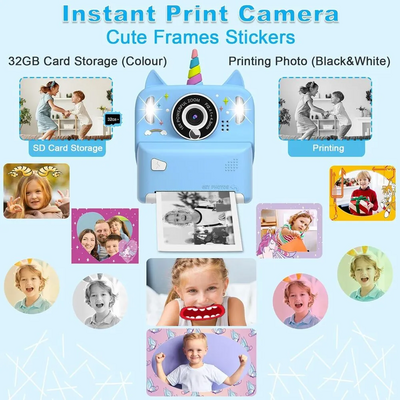 NXKEKENX Kids Instant Print Image