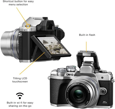 OM SYSTEM Olympus OM-D E-M10 Mark IIIs Black Kit Image