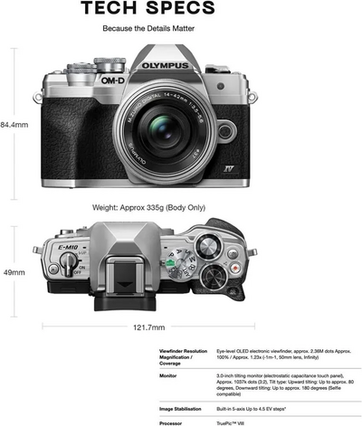 OM SYSTEM OM-D E-M10 Mark IV Body Image