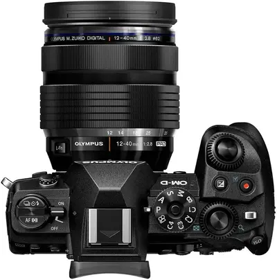 OM SYSTEM OM-D E-M1 Mark III Black Body with M.Zuiko Digital ED 12-40mm F2.8 PRO Lens Image