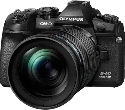 OM SYSTEM OM-D E-M1 Mark III Black  Body with M.Zuiko Digital ED 12-100mm F4.0 IS PRO Lens Image