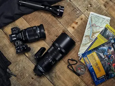 OM SYSTEM OM-D E-M1 Mark III Black  Body with M.Zuiko Digital ED 12-100mm F4.0 IS PRO Lens Image