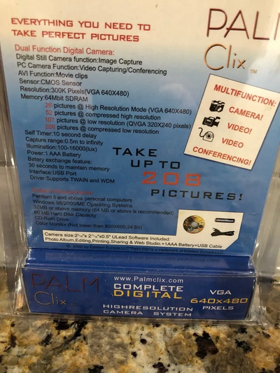 Palm clix Pocket Digital Image