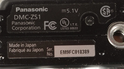 Panasonic DMC-ZS1/DMC-TZ6 Image