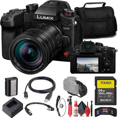 Panasonic LUMIX GH6 Mirrorless  with Unlimited Video Recording, Leica Lens Image