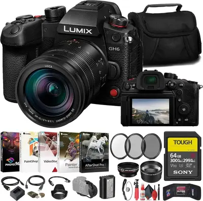 Panasonic LUMIX GH6 Mirrorless  with Unlimited Video Recording, Leica Lens Image