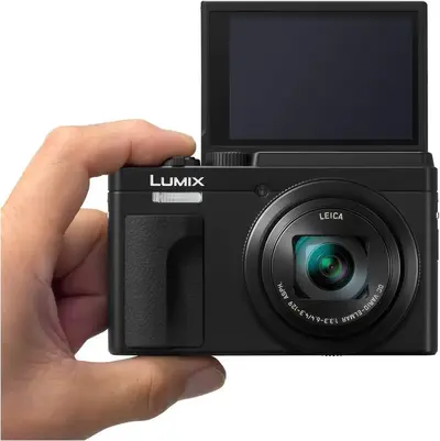 Panasonic PANASONIC LUMIX ZS80 20.3MP Digital , 30x 24-720mm Travel Zoom Lens, 4K Video, Optical Image Stabilizer and 3.0-inch Display – Point & Shoot  with Leica Lens - DC-ZS80K (Black) Image