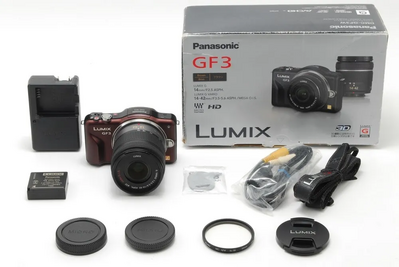 Panasonic Lumix gf3 dmc-gf3w brown Image