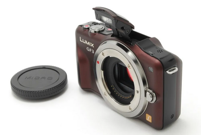 Panasonic Lumix gf3 dmc-gf3w brown Image
