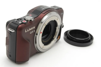 Panasonic Lumix gf3 dmc-gf3w brown Image